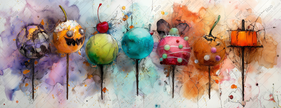Halloween Treats by Cocomarshmallow Art