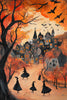 Halloween Witch Town by Ryan James (Hand Rendered)
