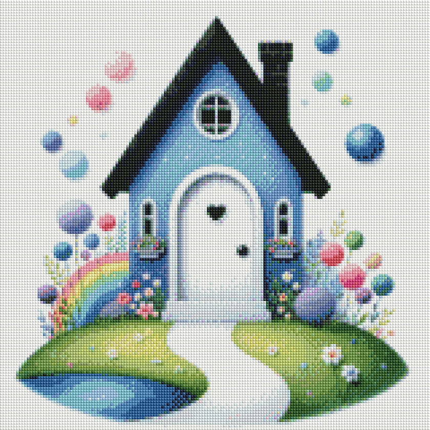 Happy Cottage by Cocomarshmallow Art