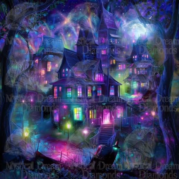 The Haunted Village by Cocomarshmallow Art