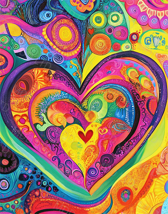 Heart -The Pulse of Color by Kimberly McGuiness