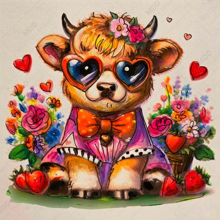 Heartstring Moo by Mariella Rinaldi