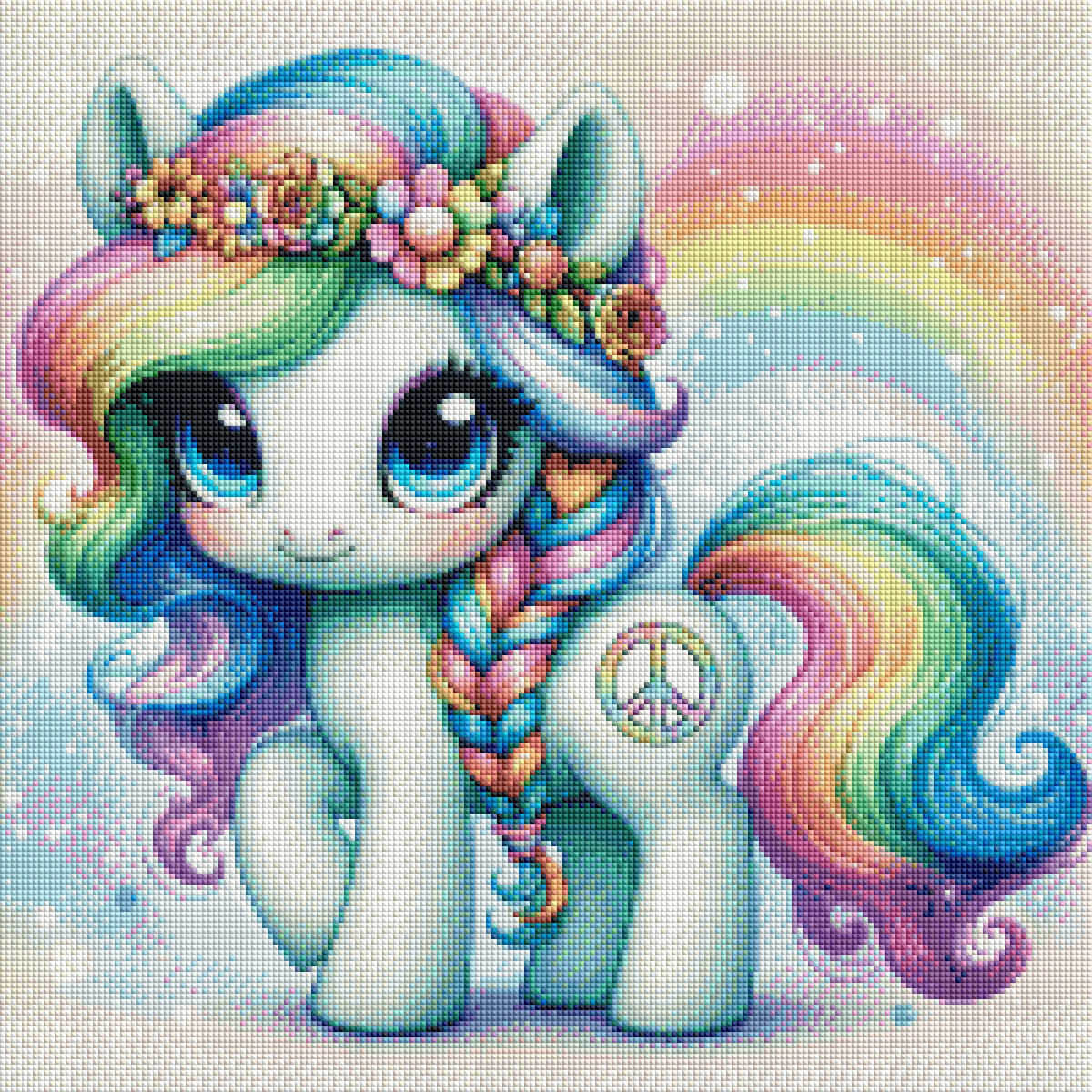 Hippie Heart by Cocomarshmallow Art