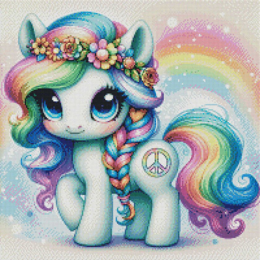 Hippie Heart by Cocomarshmallow Art