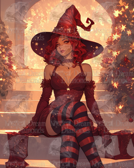 Hollyflare Sorceress by Myst.Does.Ai