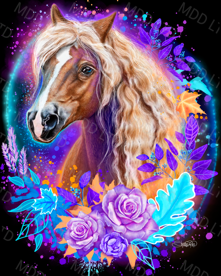 Horse Spirit by Sheena Pike (Hand Rendered)