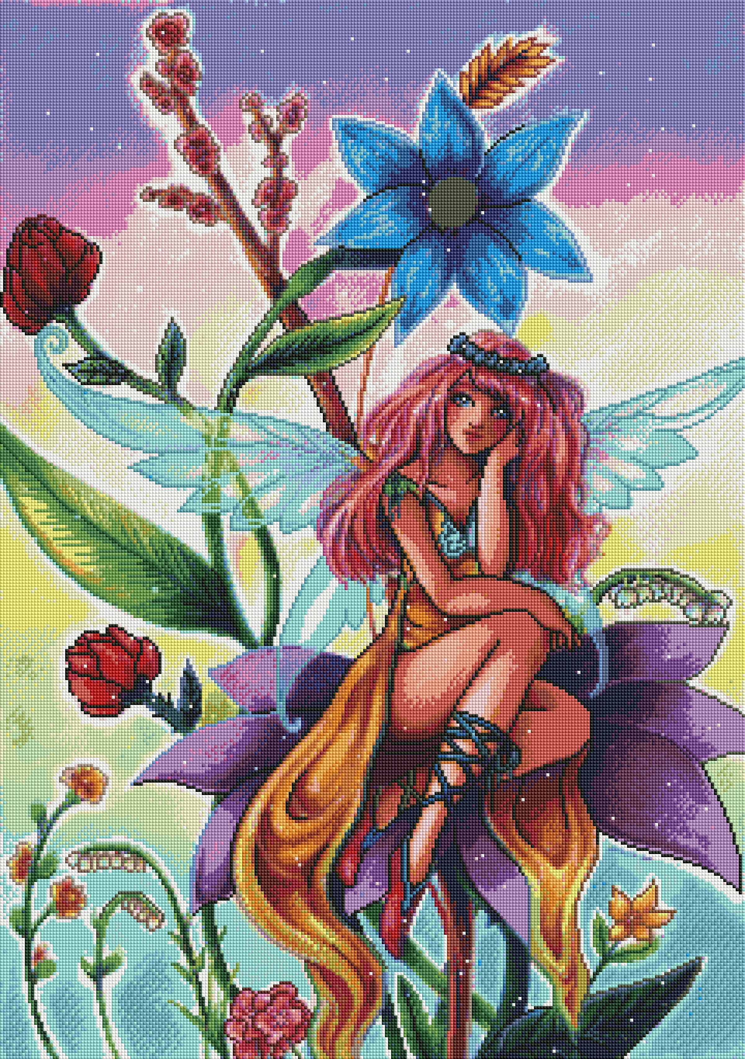 Iris by Emilie Jarrige (Hand Rendered)
