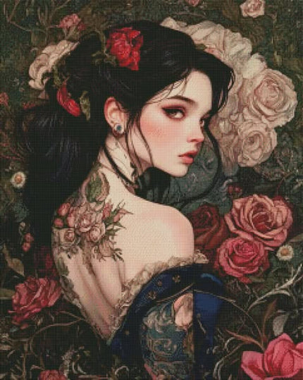 Ink and Petals by Sandrietta