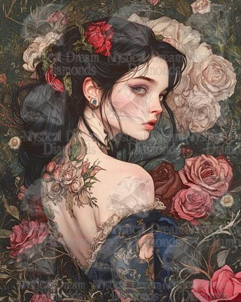 Ink and Petals by Sandrietta