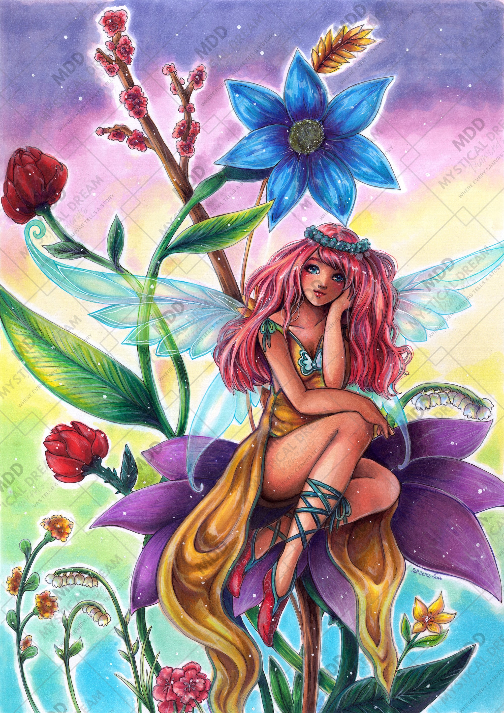 Iris by Emilie Jarrige (Hand Rendered)