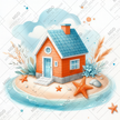 Island Retreat by Cocomarshmallow Art