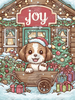 Joyful Holiday Wagon Pup by Ai. Duchess