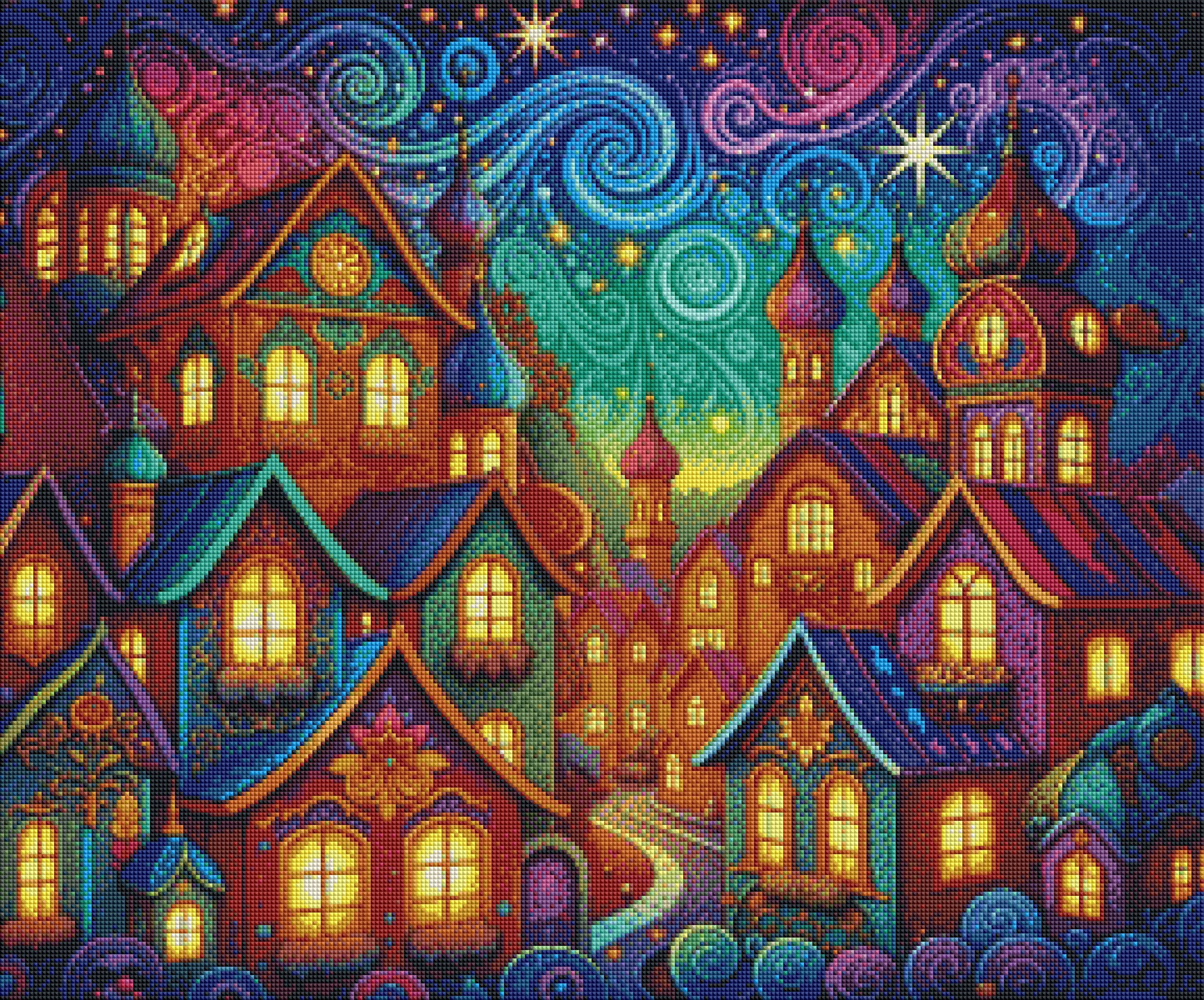 Kaleidoscope Village by Kimberly McGuiness