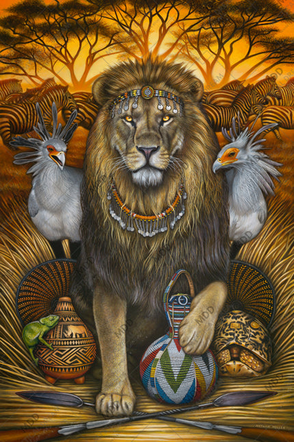 Kingdom of the Savanna Warrior by Nathan Miller