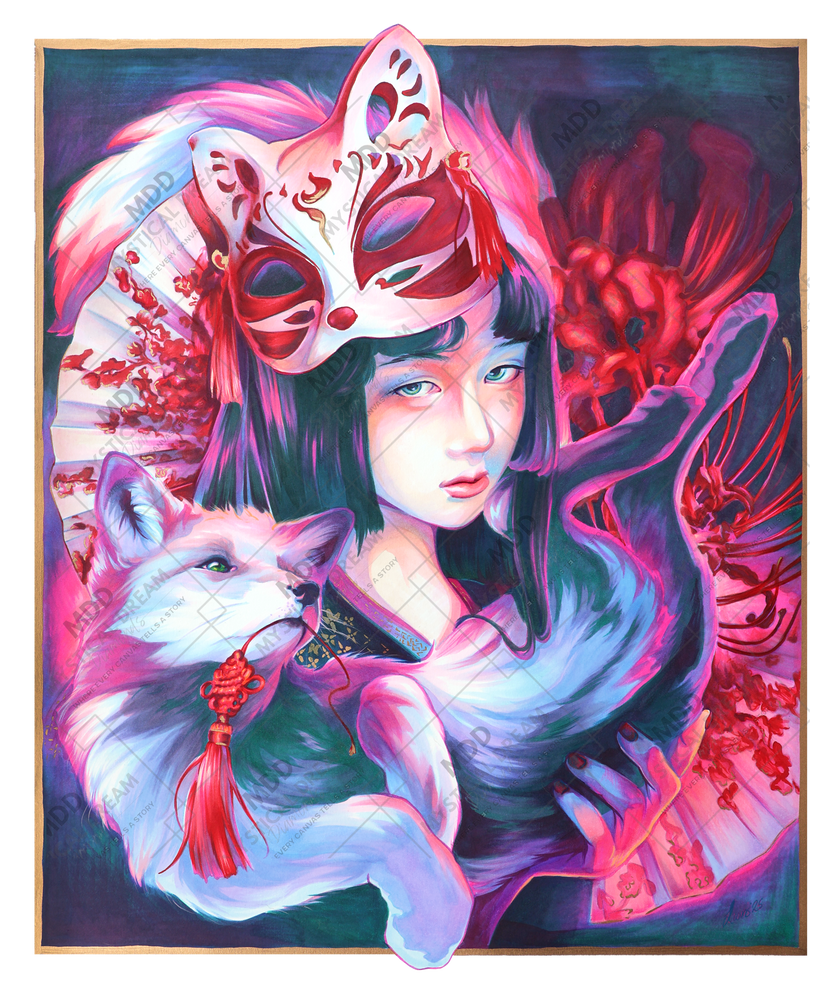 Kitsune by Lions and Yellowcake (Hand Rendered)