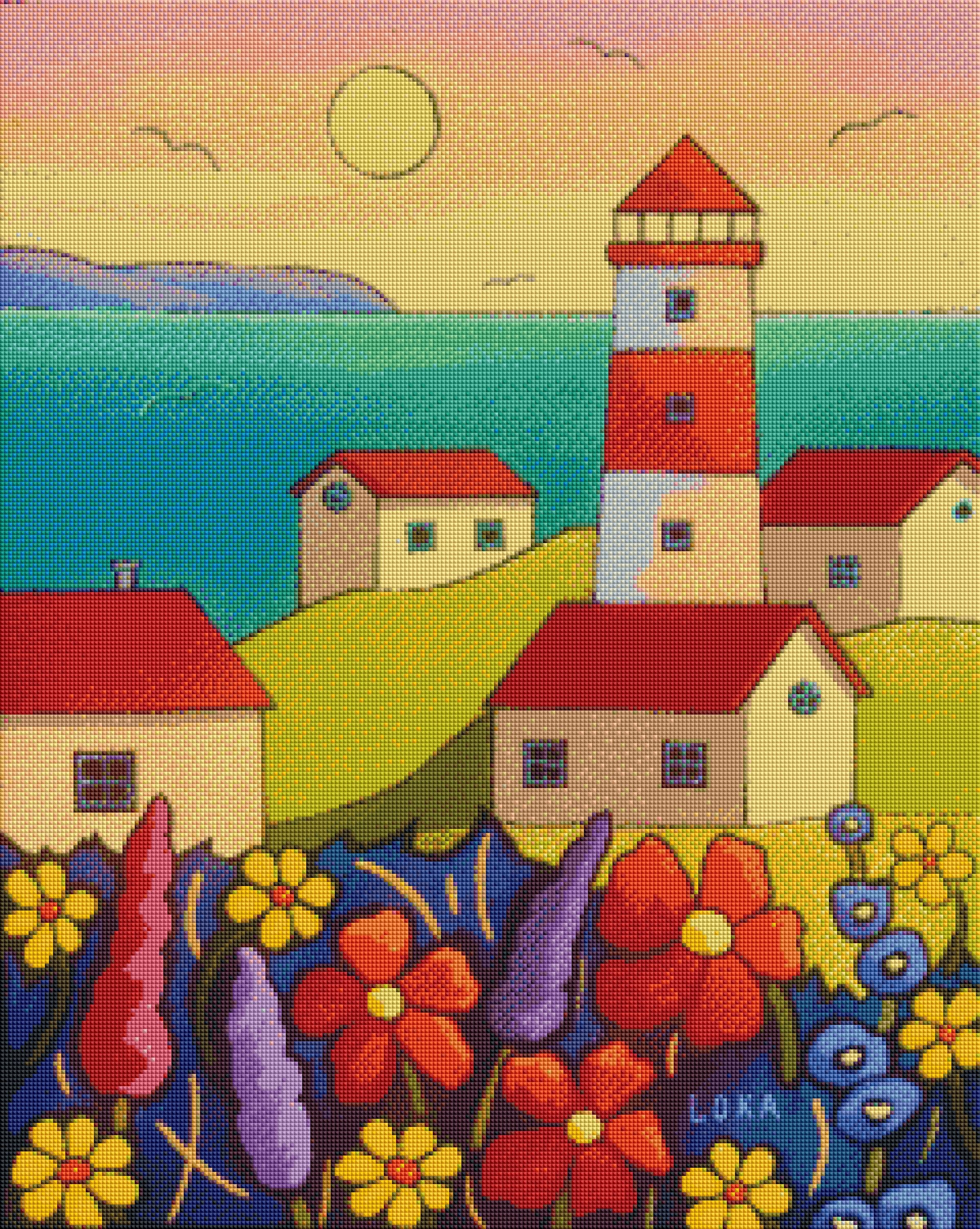 Lighthouse by the Sea by LOKA