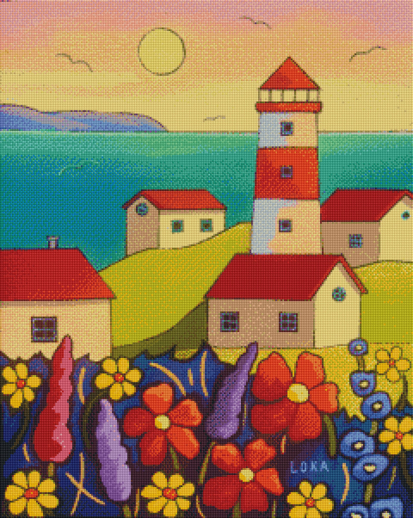 Lighthouse by the Sea by LOKA