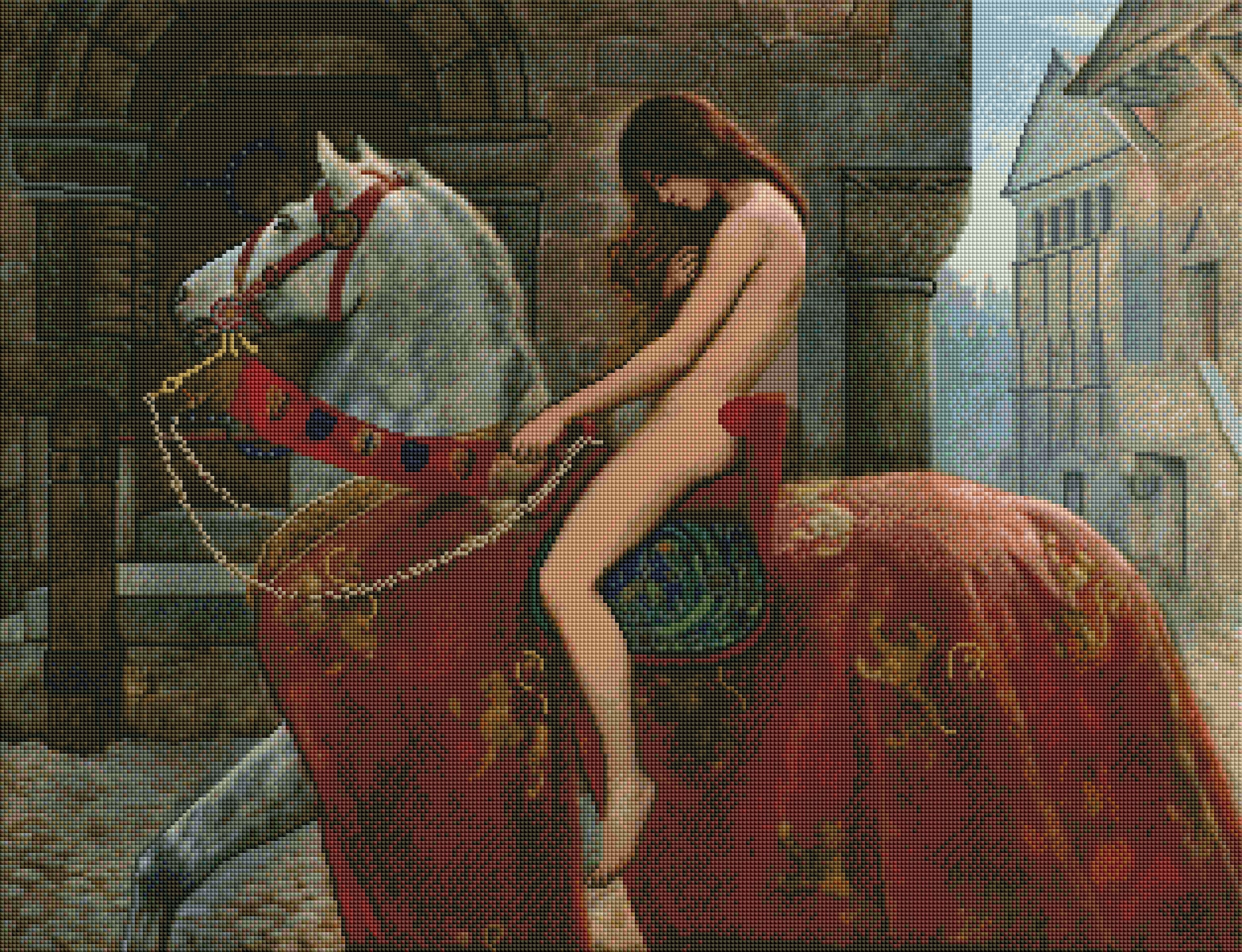 Lady Godiva by John Collier (Hand Rendered)