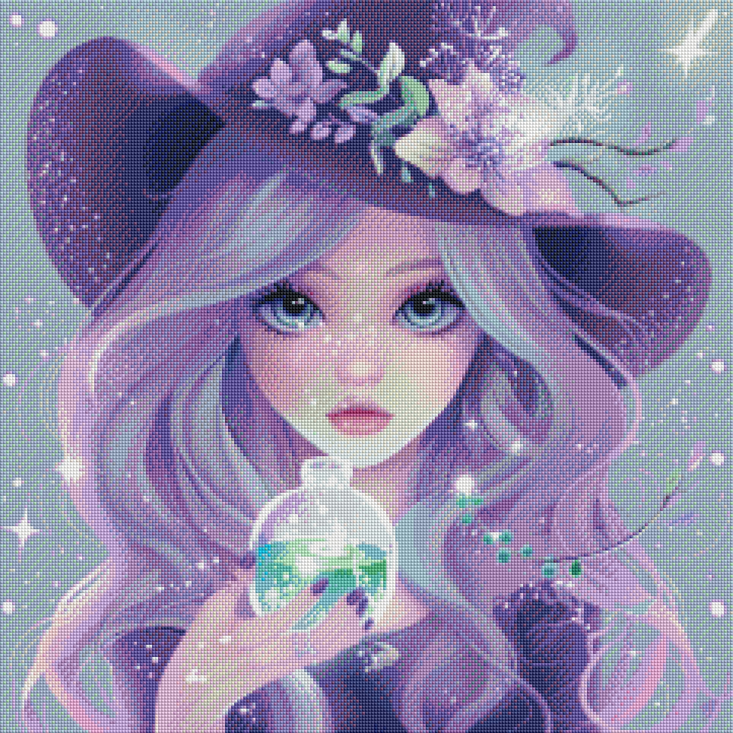 Lilac Moon by Cocomarshmallow Art