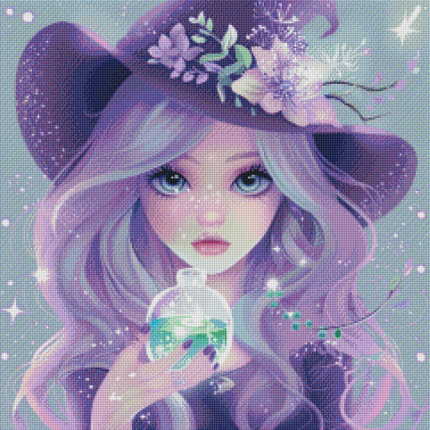 Lilac Moon by Cocomarshmallow Art