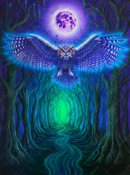 Lunar Oracle by Becca Tindol (Hand Rendered)