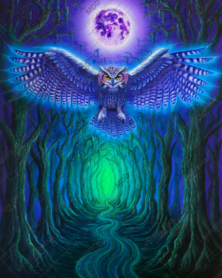 Lunar Oracle by Becca Tindol (Hand Rendered)