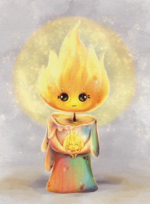 Mama Candle by Karina Kornuta-Pigozne