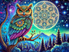 Mandala Moon by Kimberly McGuiness (Hand Rendered)