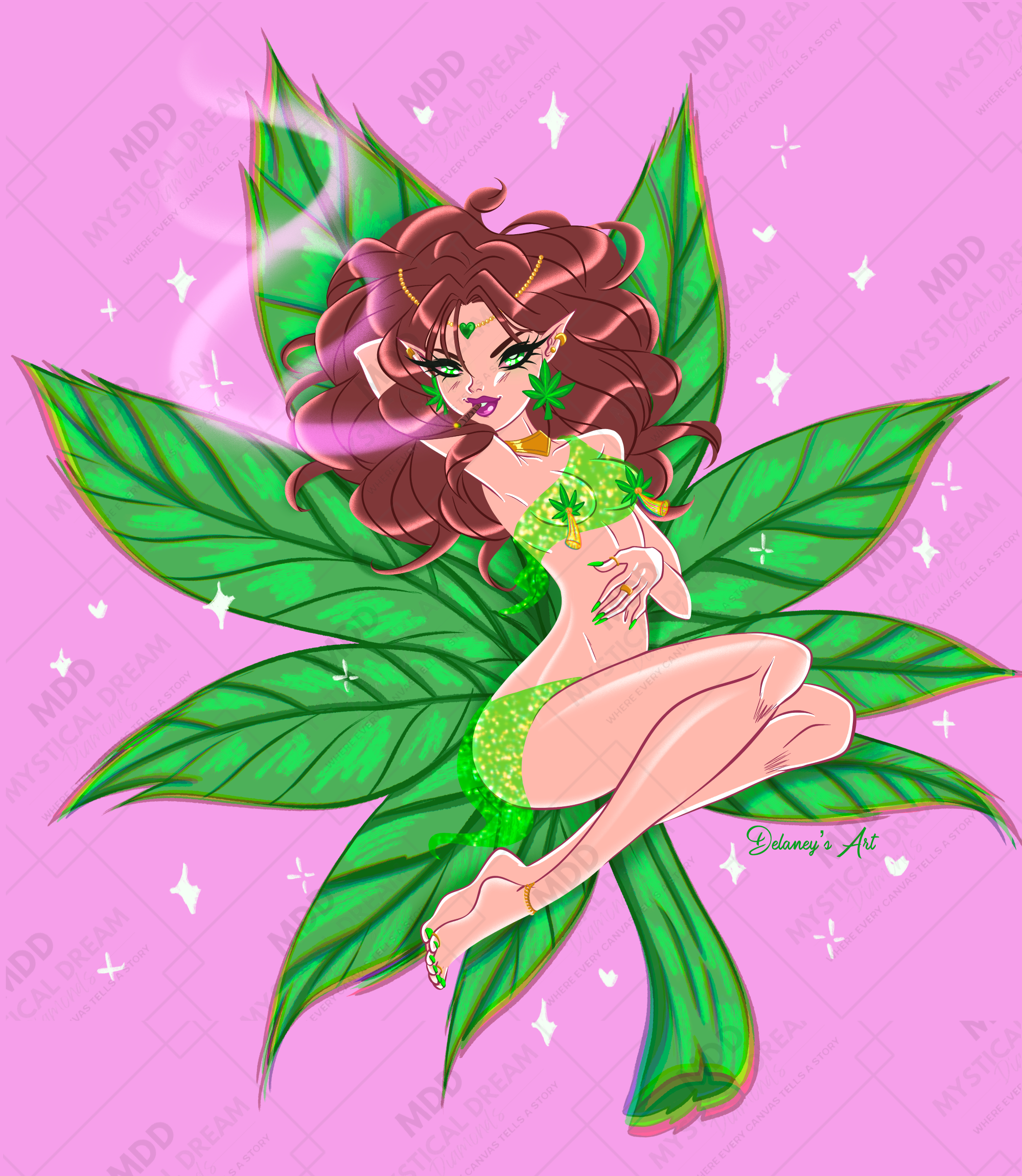 Mary Jane Fairy by Delaney's Art (Hand-Rendered)