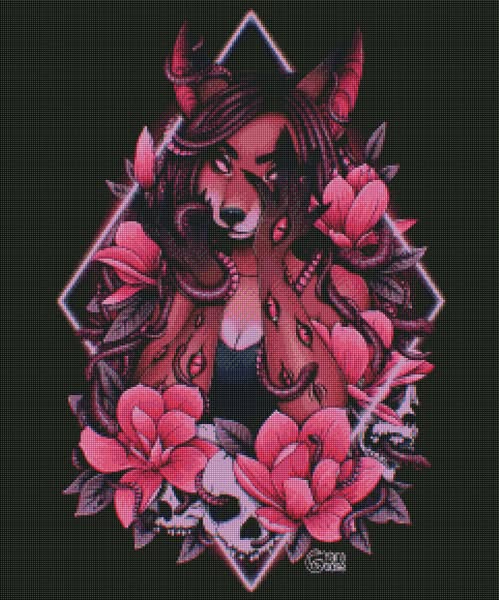 Medusa Fox by Yaroslava