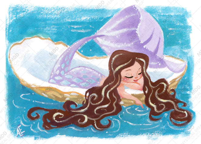 Mermaid 1 by Audra Esch diamond painting kit