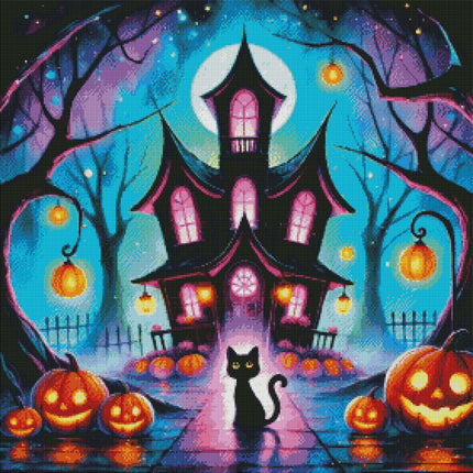 Midnight Kitty Cat by Cocomarshmallow Art