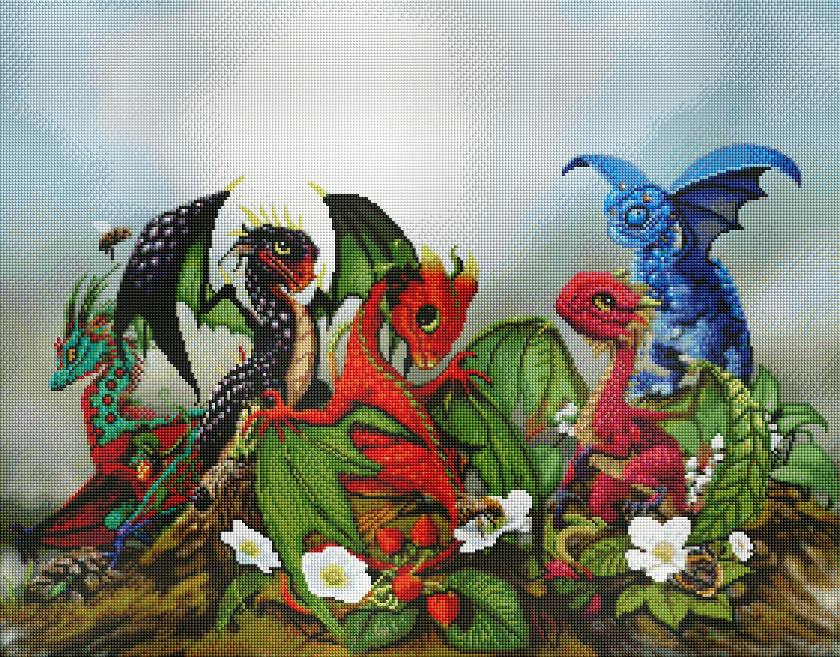 Mixed Berries Dragons by Stanley Morrison