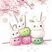 Mochi Dochi Hanami Dango by Sakura