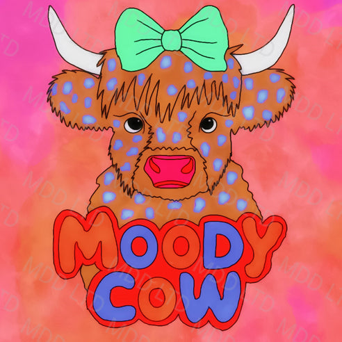 Moody Cow by Cheryl Carpenter