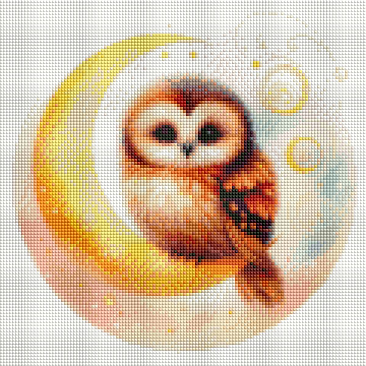 Moon Dreams Owl by Cocomarshmallow Art