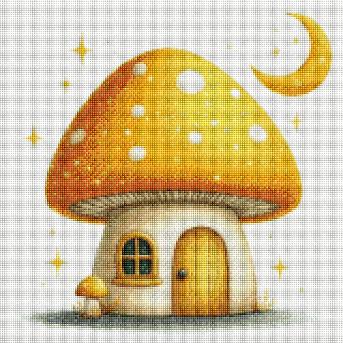 Moon Shroom by Cocomarshmallow Art