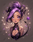 Moonkissed Mischief by Myst.Does.Ai