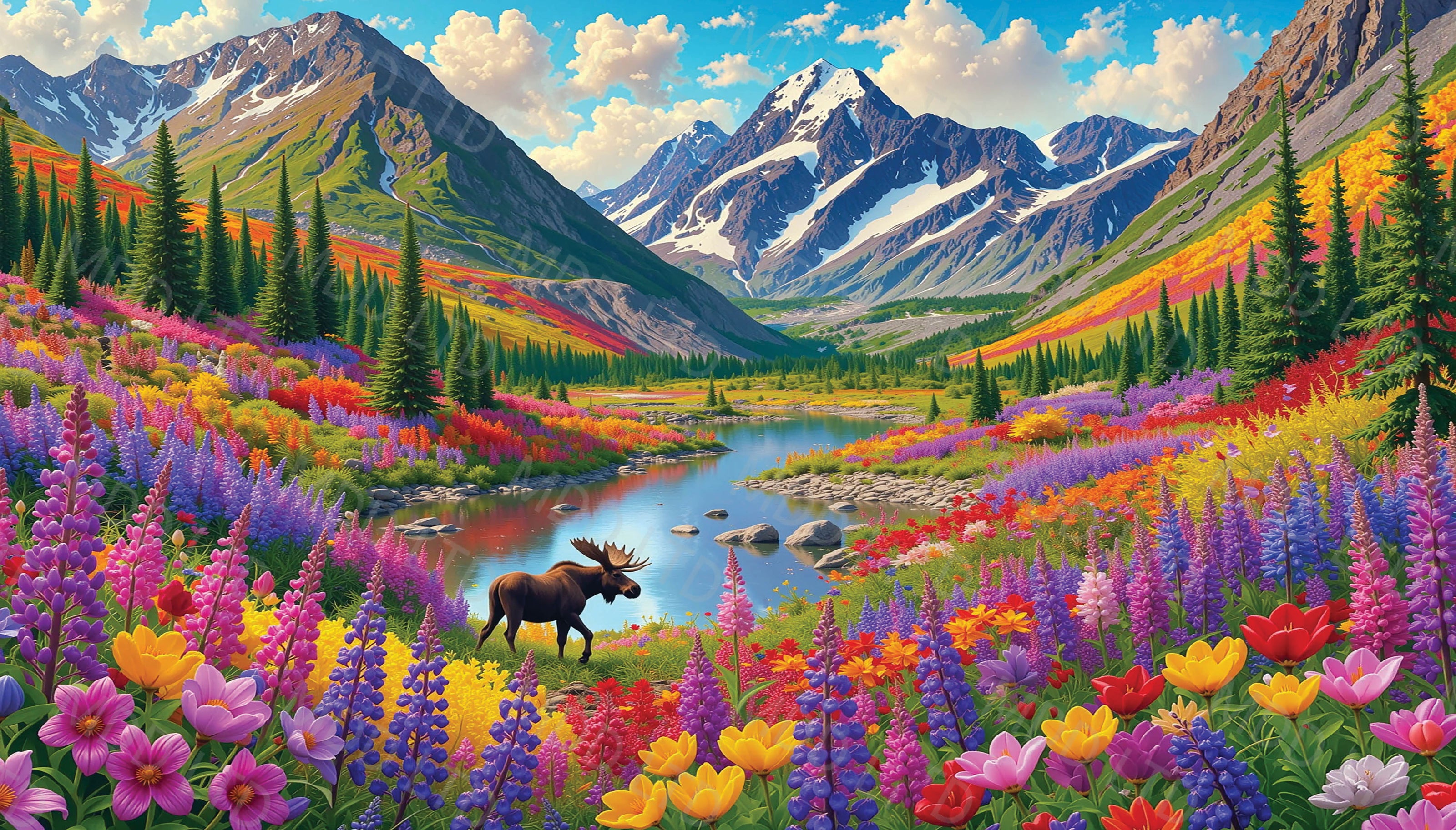 Moose Mountain Kaleidoscope by Kimberly McGuiness