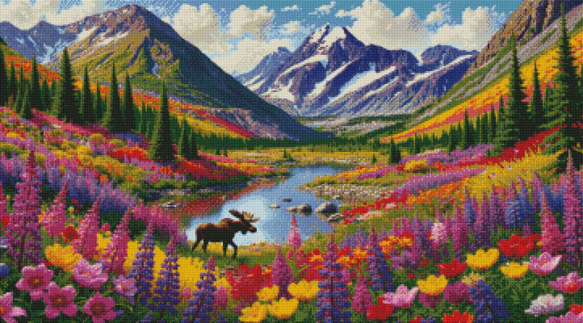 Moose Mountain Kaleidoscope by Kimberly McGuiness