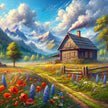 Mountain Meadow Retreat by Sandrietta
