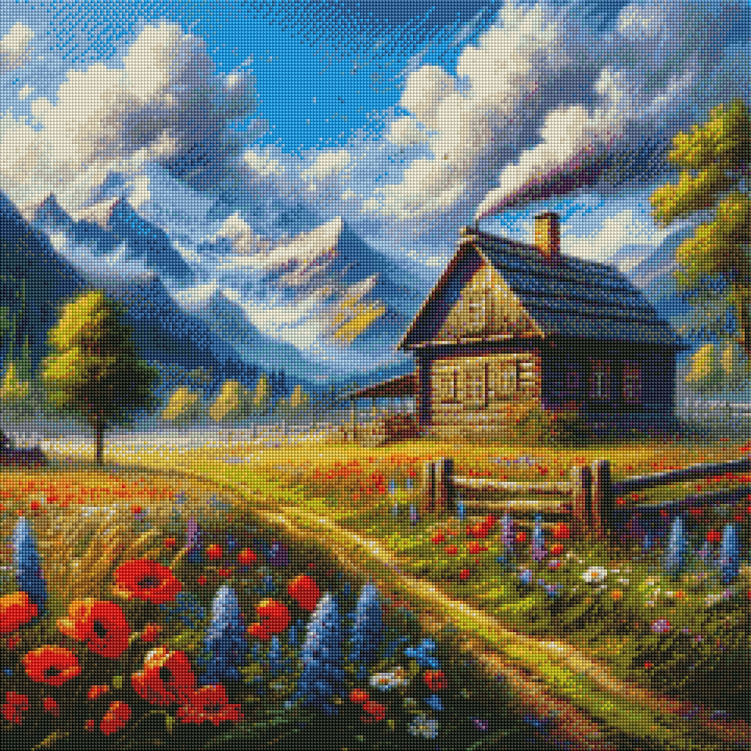 Mountain Meadow Retreat by Sandrietta