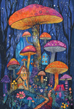 Mushroom Forest by Kimberly McGuiness (Hand Rendered)