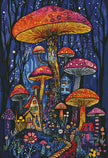 Mushroom Forest by Kimberly McGuiness (Hand Rendered)