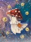 Mushrooms The Ghost by Karina Kornuta-Pigozne (Hand Rendered)