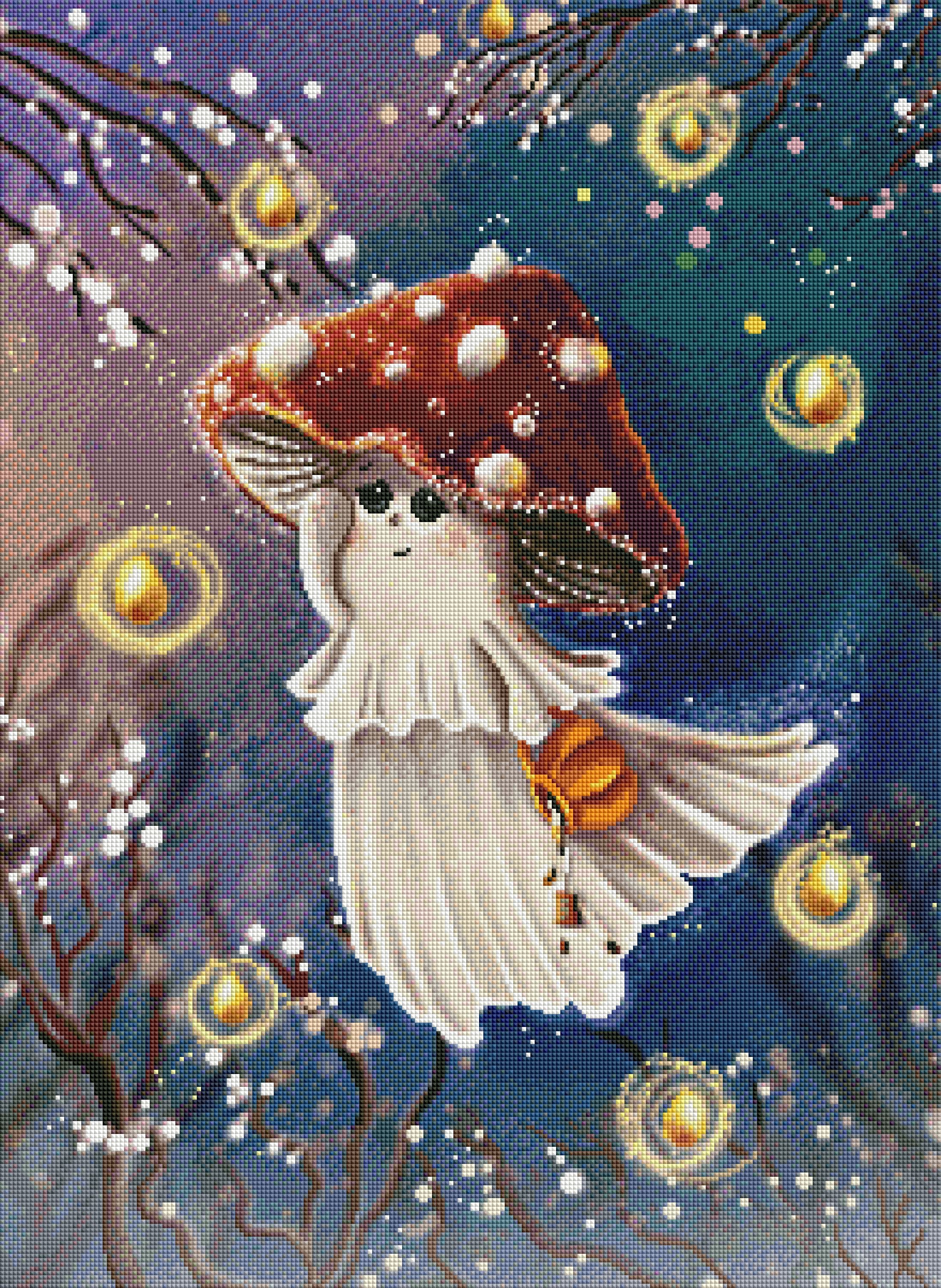 Mushrooms The Ghost by Karina Kornuta-Pigozne (Hand Rendered)