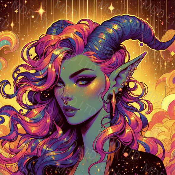 Neon Siren by Ai. Duchess