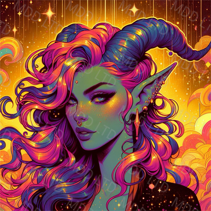 Neon Siren by Ai. Duchess