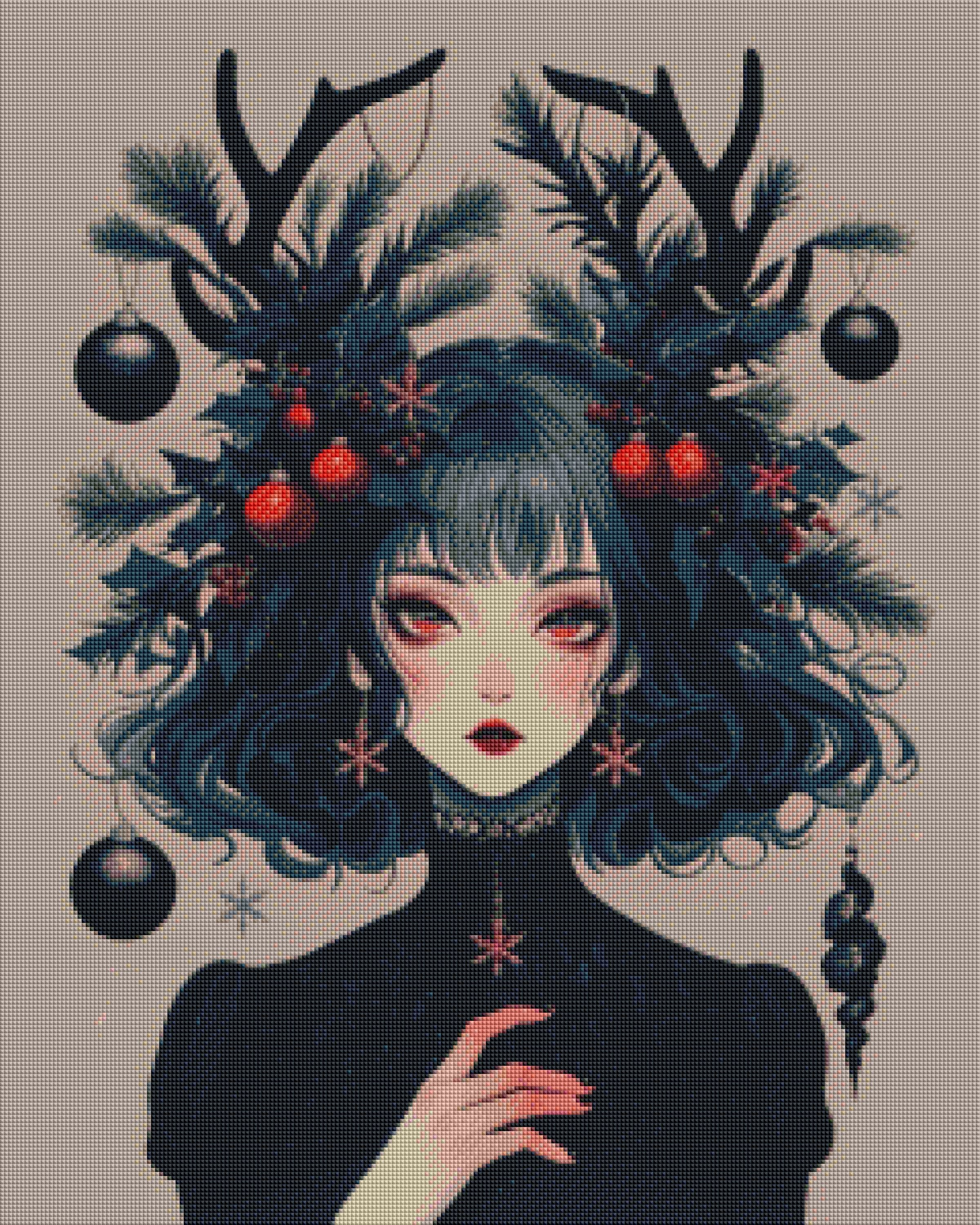 Noir Noel Muse by Myst.Does.Ai