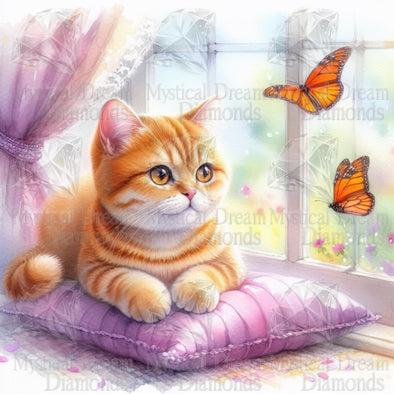 Orange Flutter by Cocomarshmallow Art